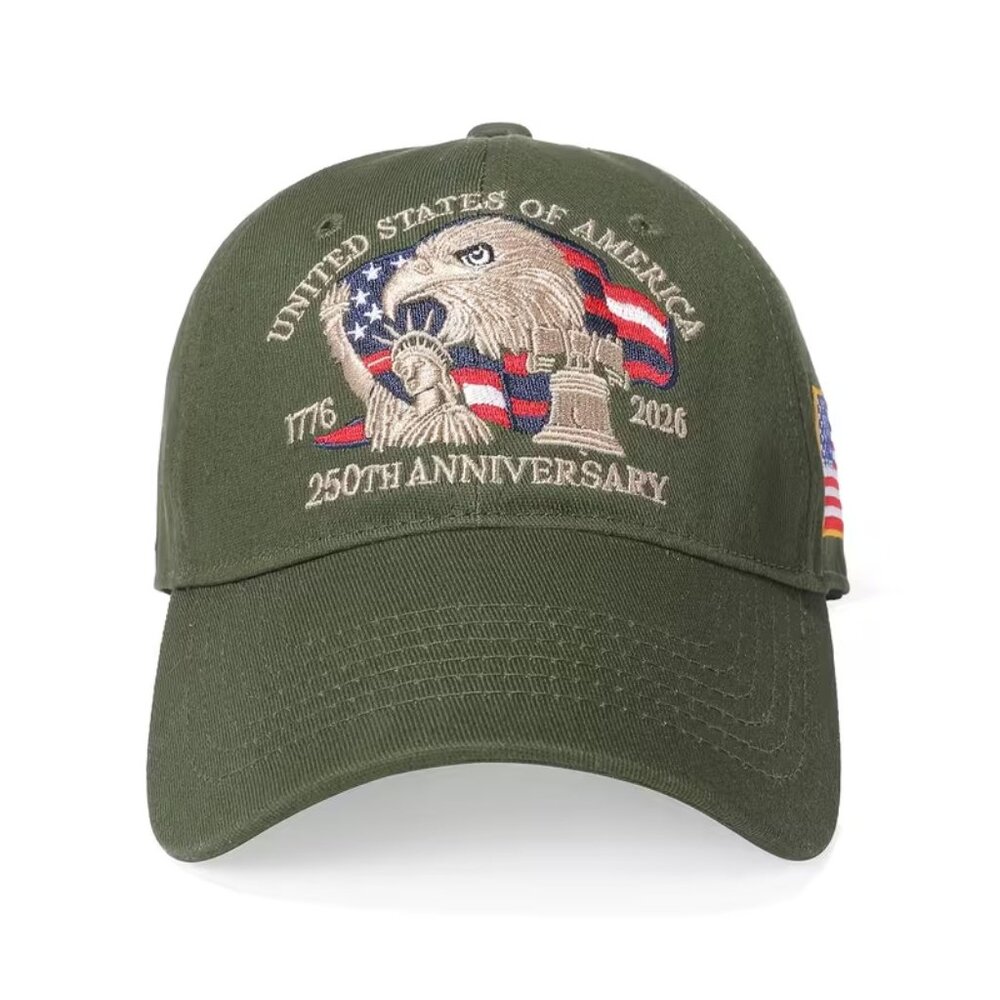 Green 250th Anniversary Ball Cap - New